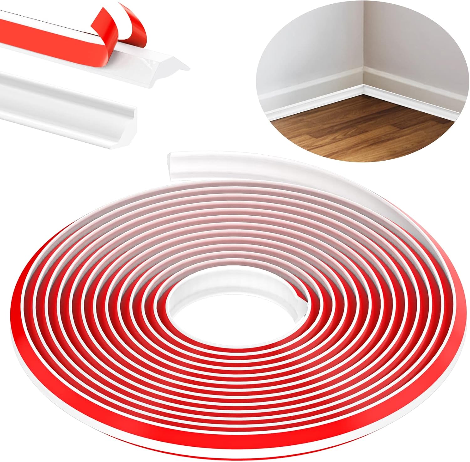 TPE Quadrant Trim 6M flexible moulding