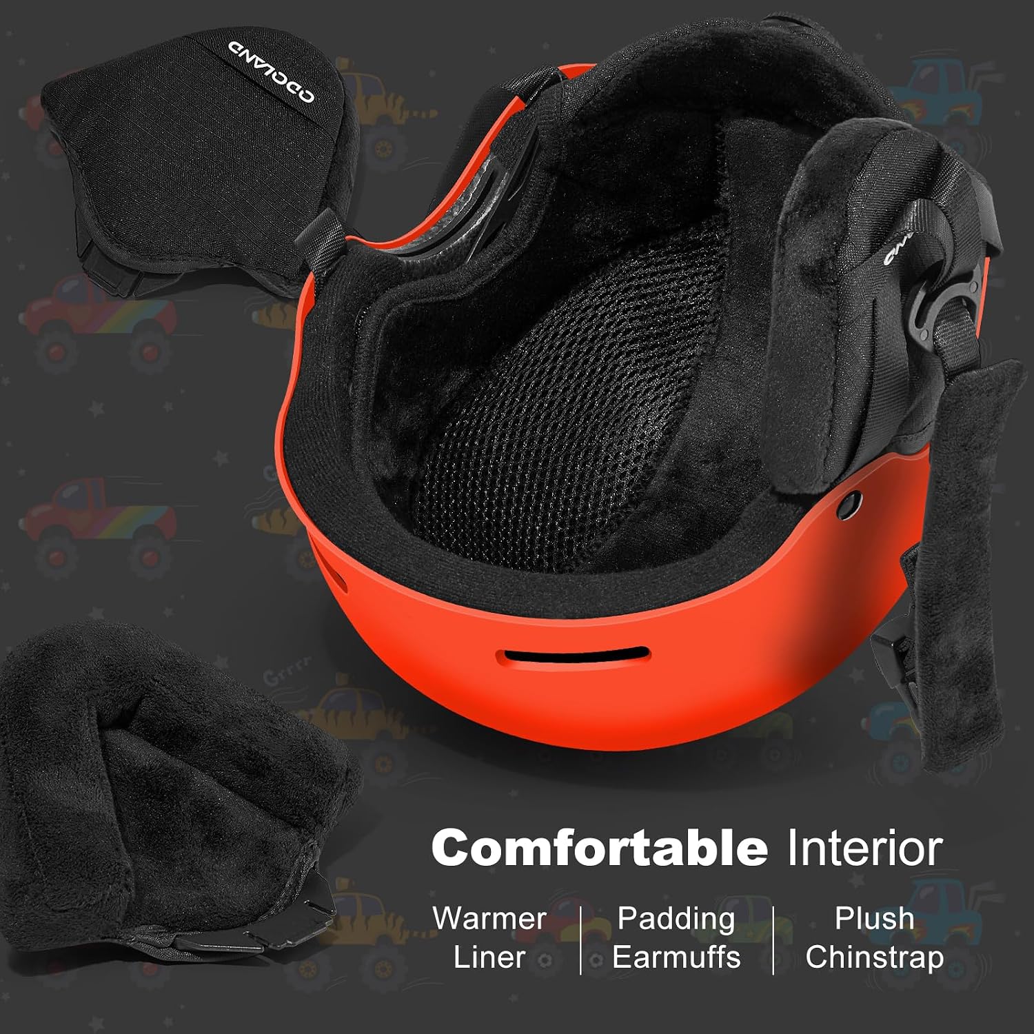 Thumbnail 4 de Odoland Kids Ski Helmet with Goggles