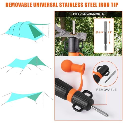 Thumbnail 6 de CAMULAND Teleskopstange 79–230 cm Set (2 Stück) – robustes Aluminium, rutschfeste Spitze