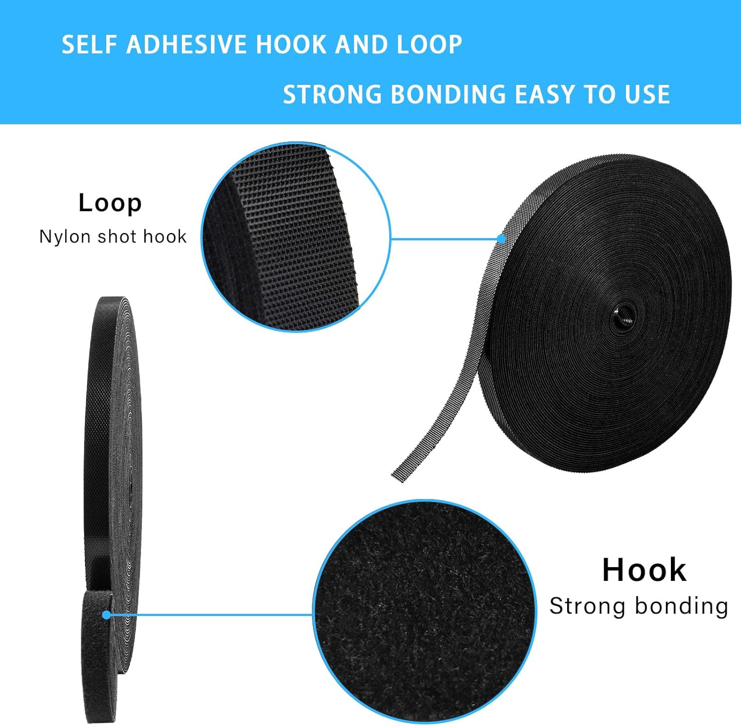 Thumbnail 2 de Gemi Klettband Kabelbinder 20 m, 10 mm