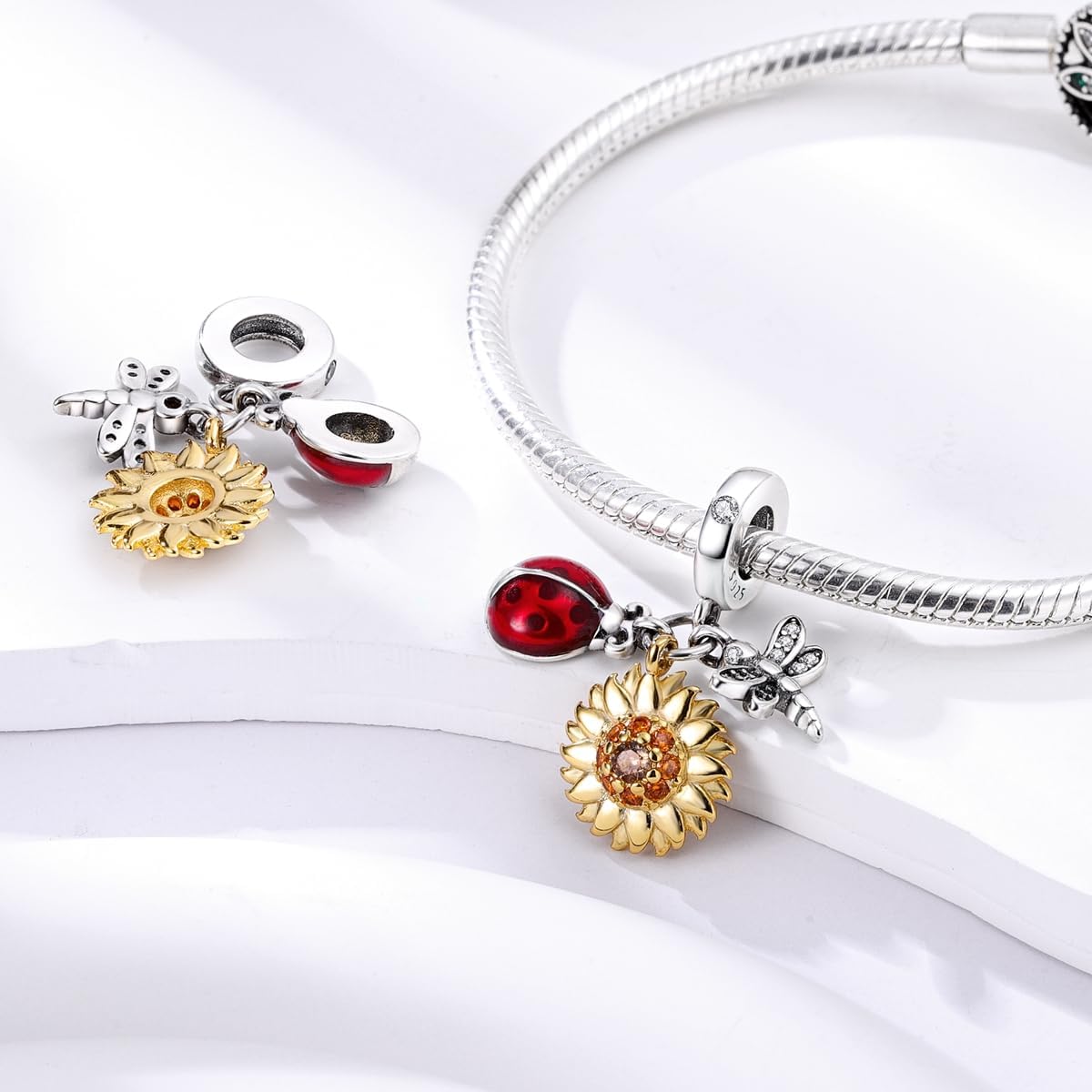 Thumbnail 3 de Parmuz Charms 925 Sterling Silber Anhänger 4,5–5 mm