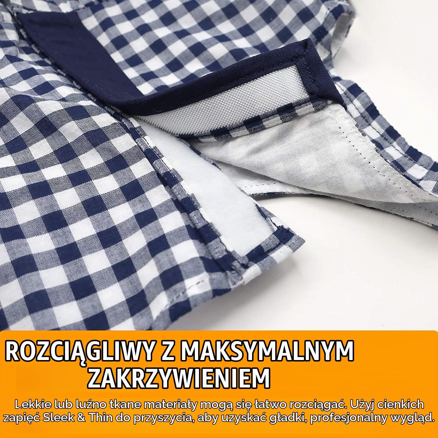 Thumbnail 6 de VELCRO Brand Sleek & Thin VEL-30184-WEU – biała taśma na rzep 19 mm x 60 cm