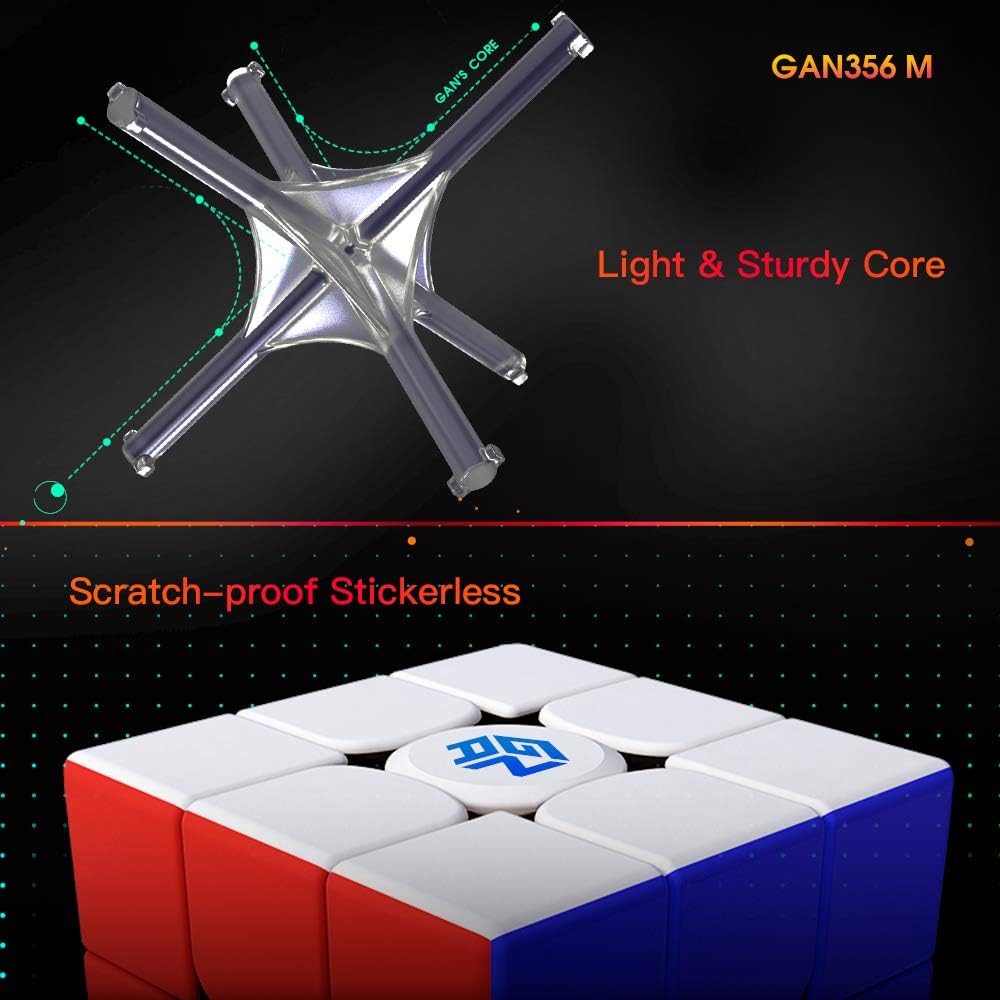 Thumbnail 5 de GAN 356 M 3x3 magnetic speed cube