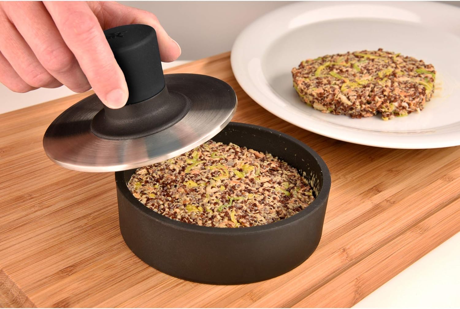 Thumbnail 5 de WMF BBQ - Prensa Hamburguesas de Acero Inoxidable 🍔