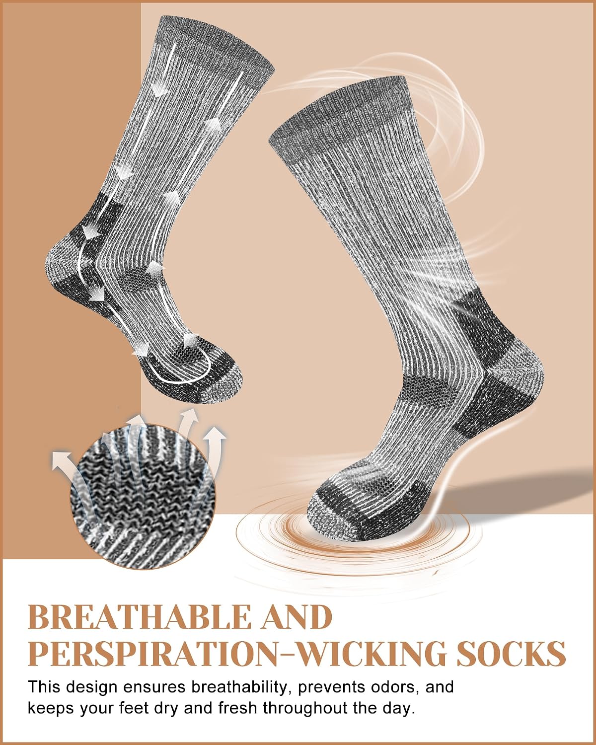 Thumbnail 5 de SukModen Thermal Socks, 80% Merino Wool