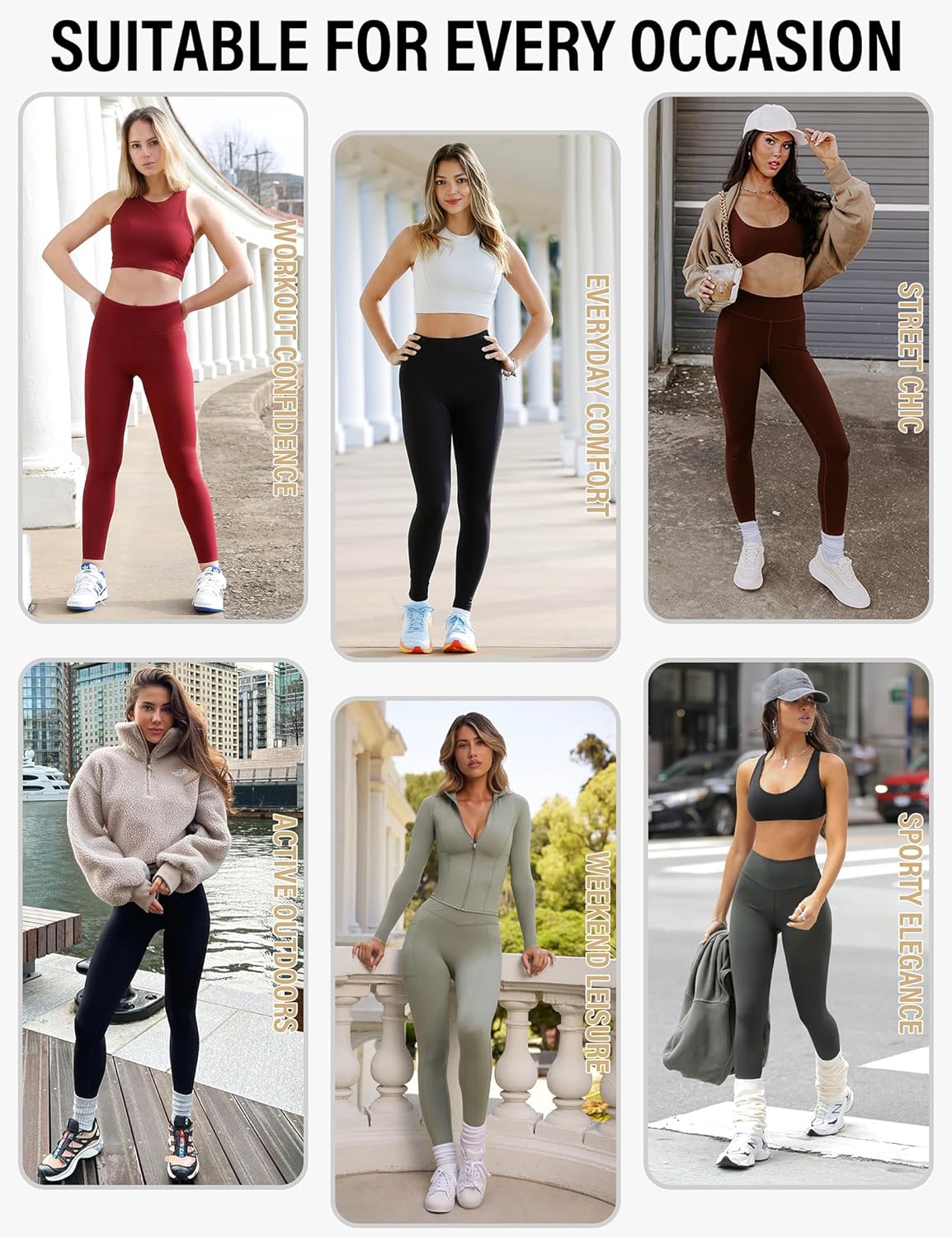 Thumbnail 5 de YUDSUD High Waisted Leggings 1X — Tummy Control
