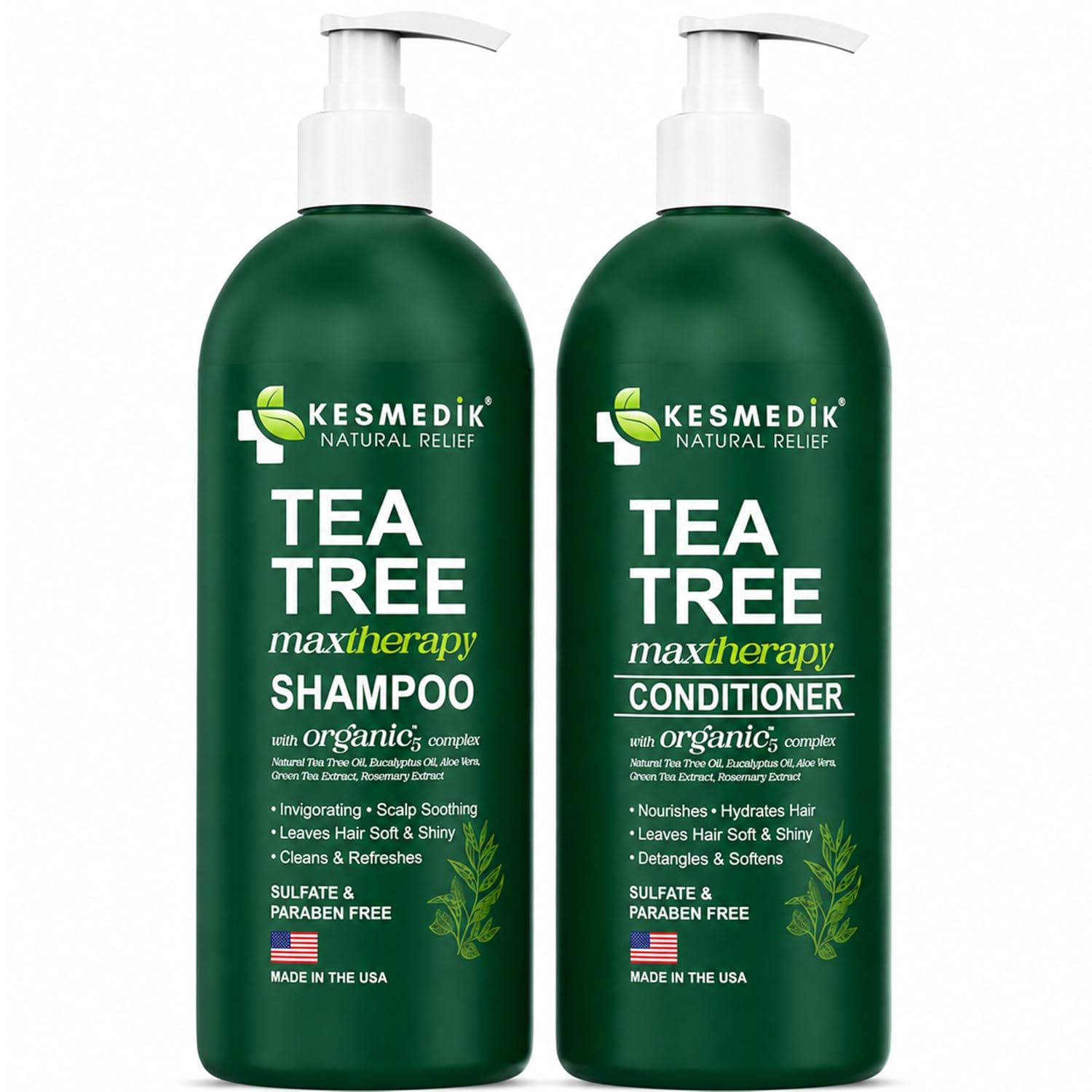 Thumbnail 6 de KESMEDIK Tea Tree Oil Shampoo Set 16oz