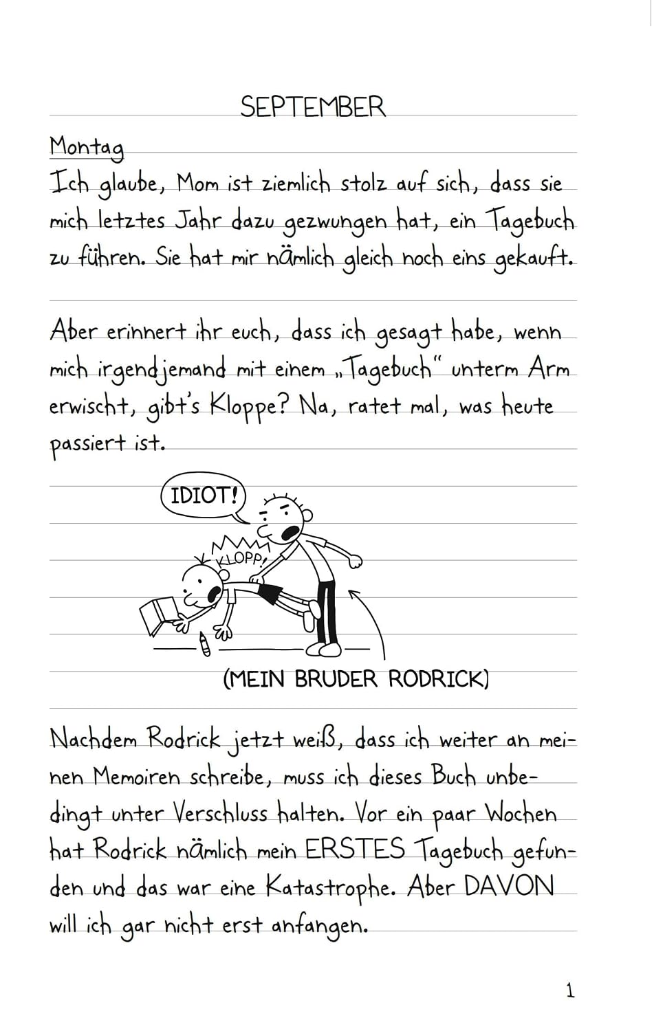 Thumbnail 1 de Gregs Tagebuch 02. Gibt's Probleme? – striproman, 224 pagina’s, vanaf 10 jaar