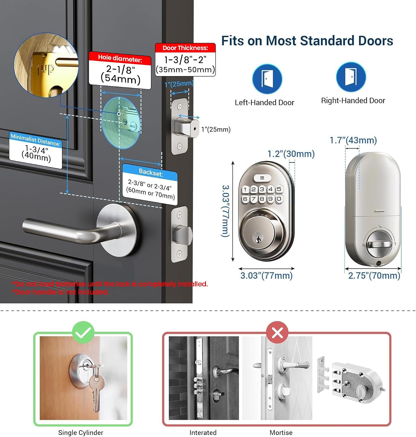 Thumbnail 6 de Veise Keypad Deadbolt RZ-A