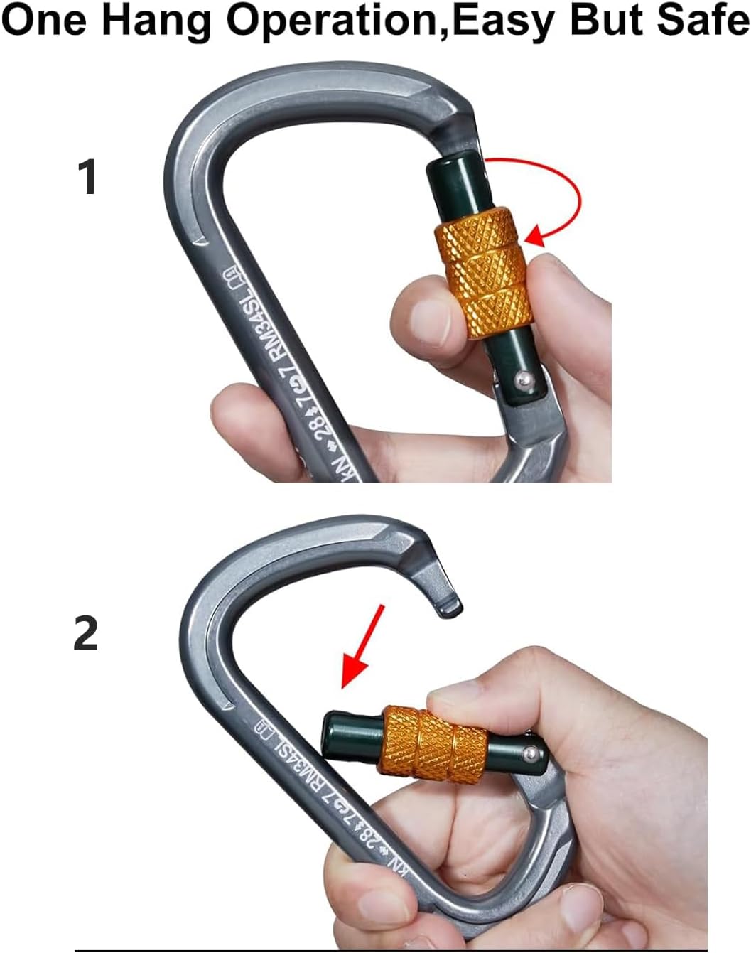 Thumbnail 5 de Moschettone da Arrampicata 28 kN