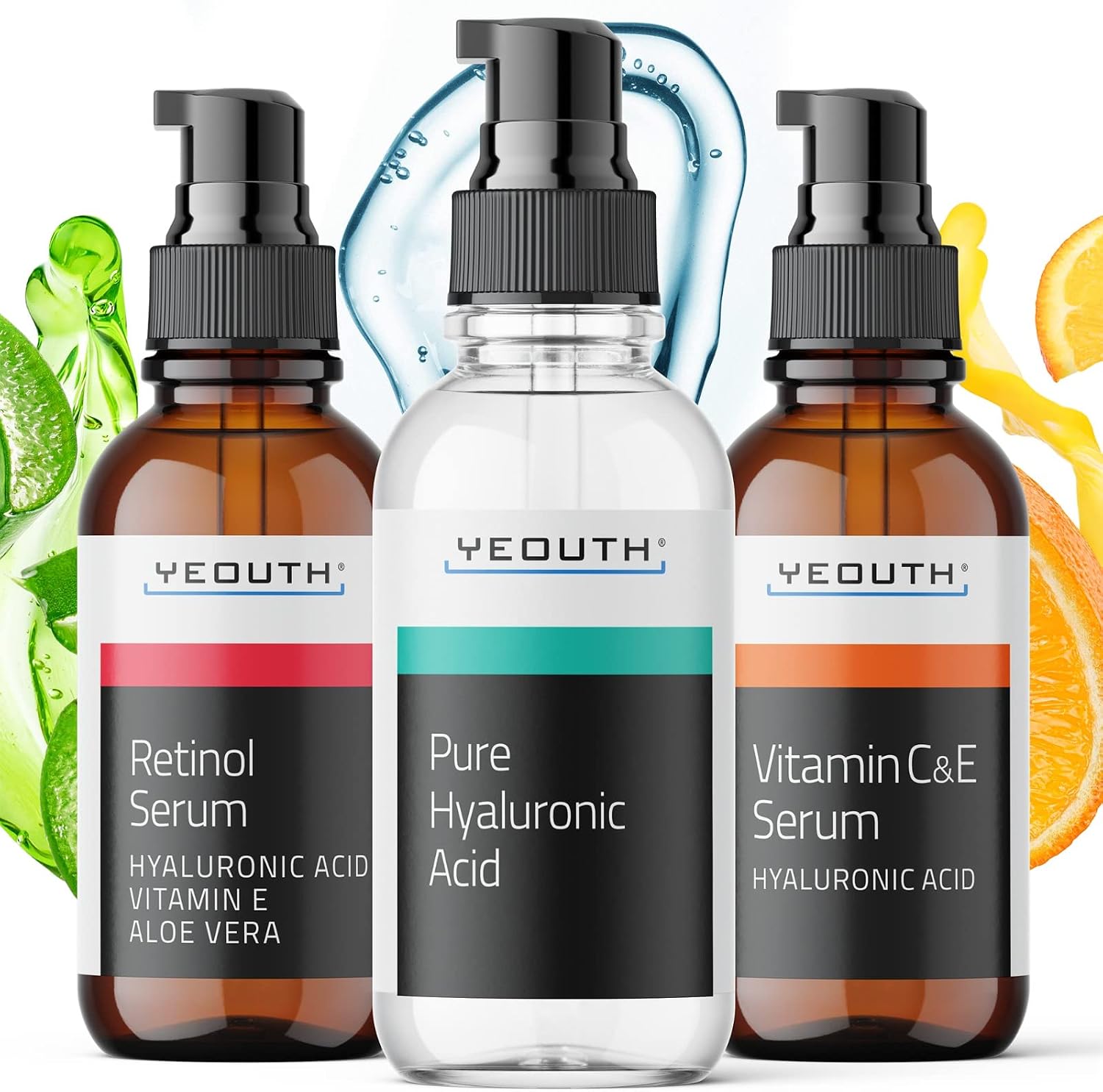 Detalle de Set siero viso YEOUTH 3x30 ml