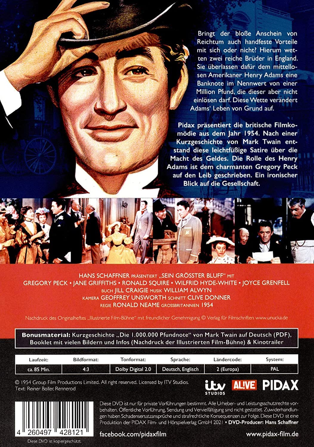 Detalle 2 de WME Film Klassiker Sein größter Bluff Remastered Edition