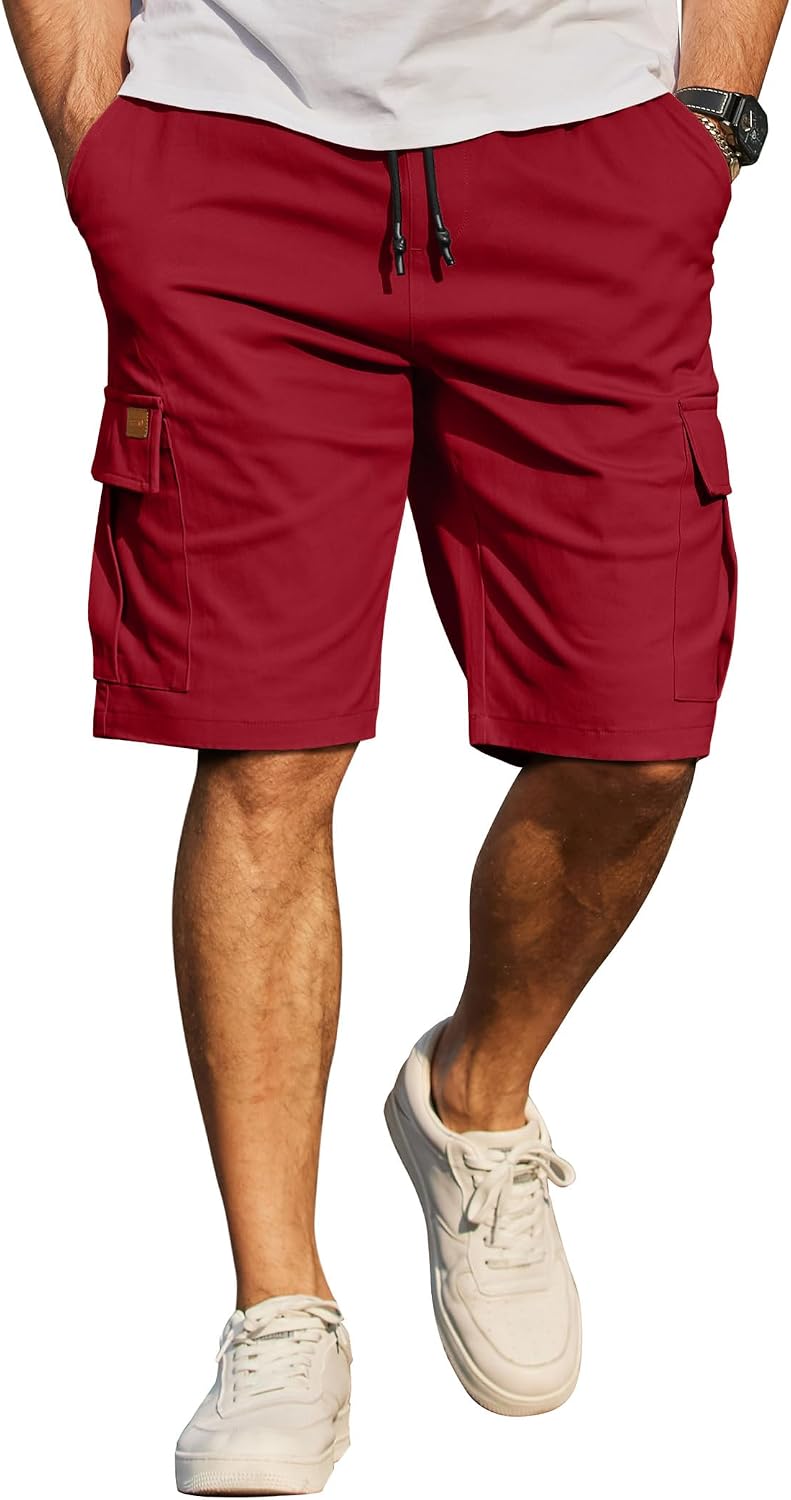 Detalle de COOFANDY Men's Cargo Shorts 10-Inch Inseam