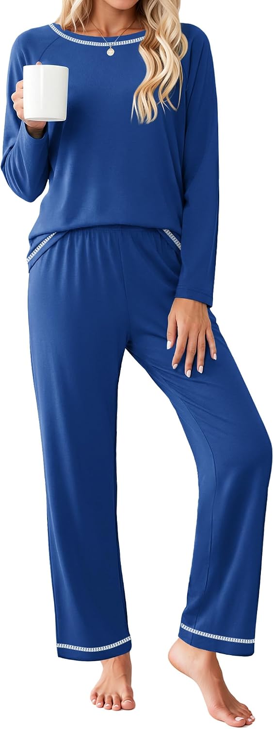 Detalle 2 de Ekouaer Women's Pajama Set 95% Polyester