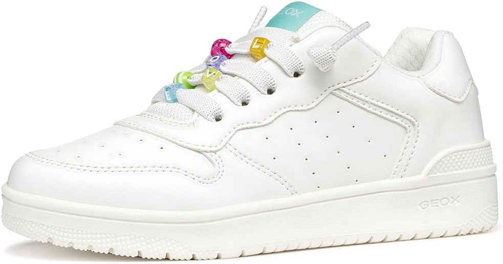 Detalle de Geox J Washiba Girl D: sneakers traspiranti per bambine e ragazze, leggerezza e praticità per la scuola