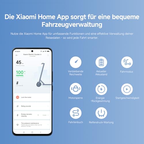 Thumbnail 9 de XIAOMI E-Scooter 6 mit Deutscher Straßenzulassung – Reichweite bis 45 km