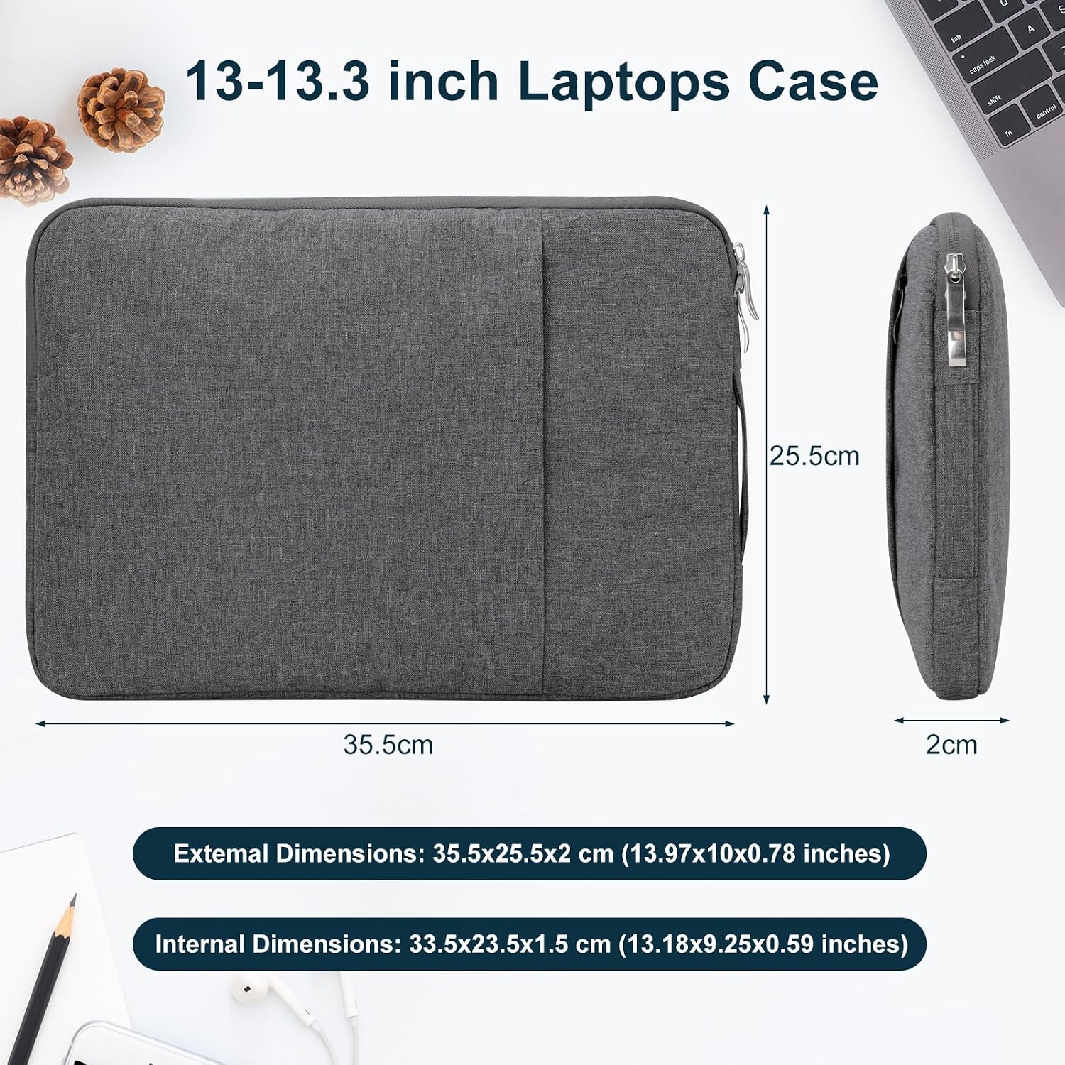 Detalle 2 de Cozary Sacoche PC 13 pouces ultra-légère avec poche latérale