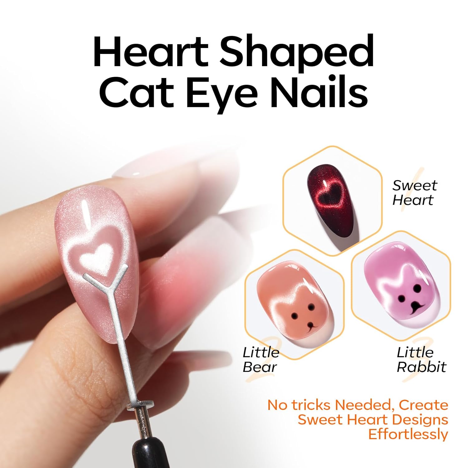 Thumbnail 2 de modelones Cat Eye Magnet Set (10-piece) for Magnetic Gel Nail Art