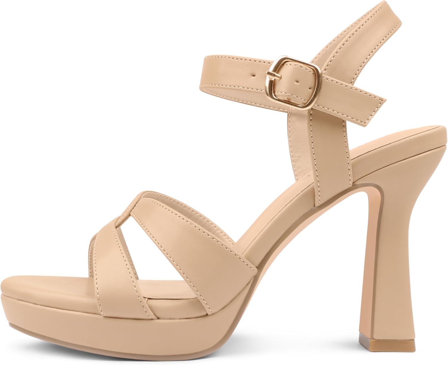 Thumbnail 6 de COLETER Women's Platform Dress Sandals, 3.74-Inch Heel