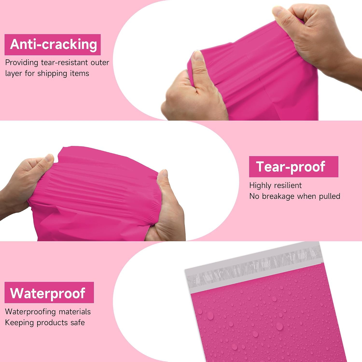 Detalle 2 de KKBESTPACK Poly Mailers 14.5 x 19 in