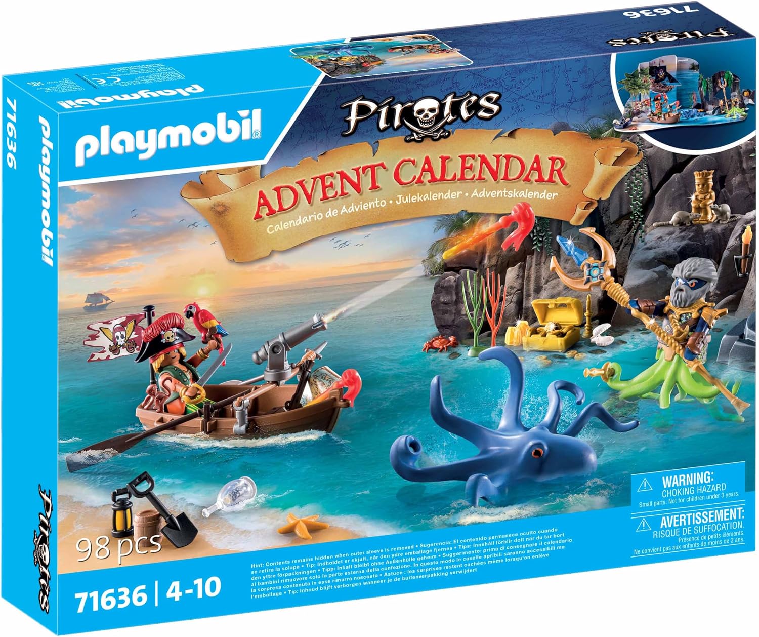 Detalle de Playmobil Pirate Advent Calendar, 24 Surprises