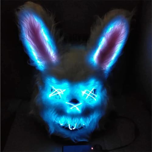 Detalle de TK Gruppe Timo Klingler Maschera horror a LED ispirata a The Purge