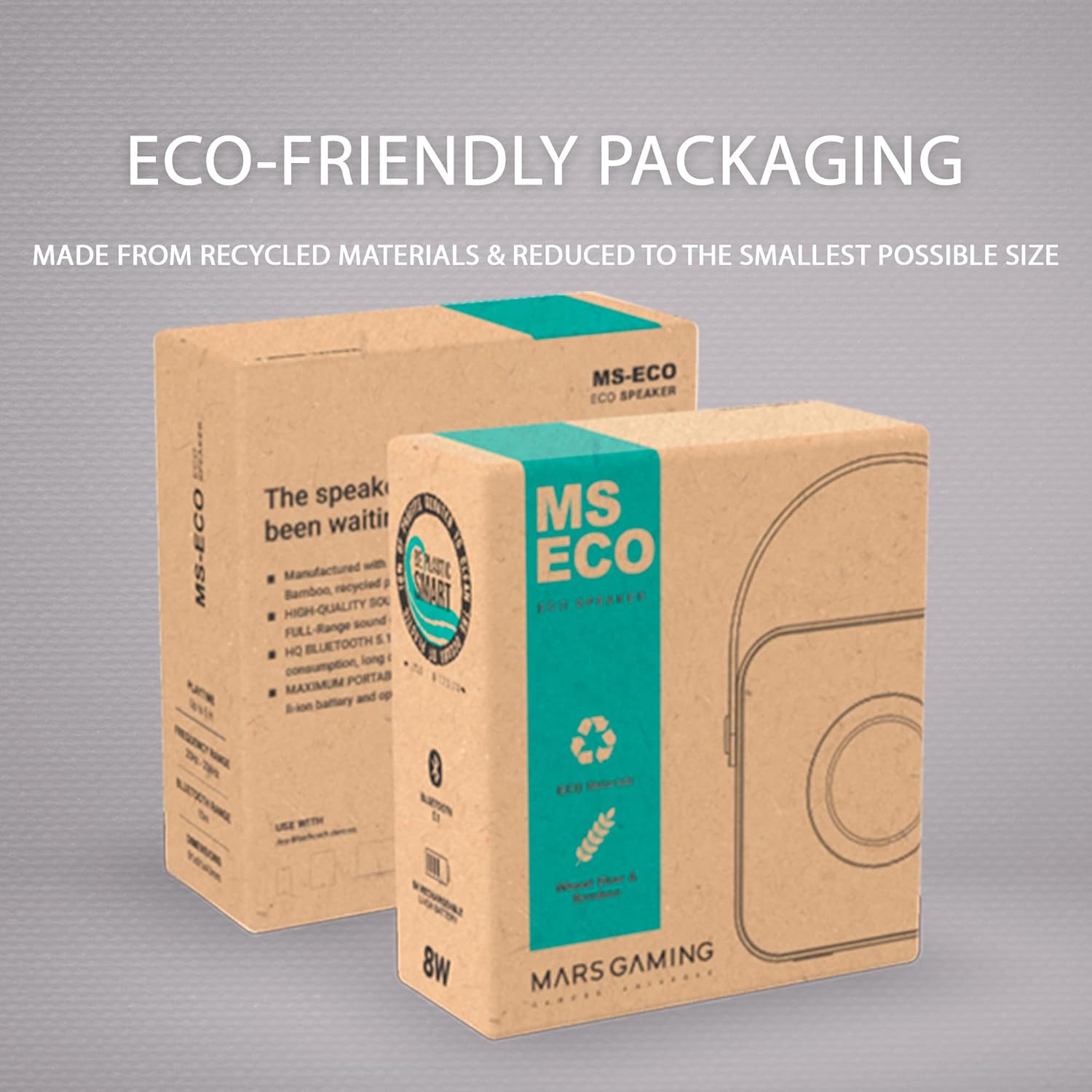 Detalle 1 de Mars Gaming MS-ECO Altavoz Bluetooth 5.1 Bamboom