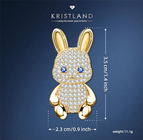 Thumbnail 6 de KristLand broche de conejo 3,5 x 2,3 cm