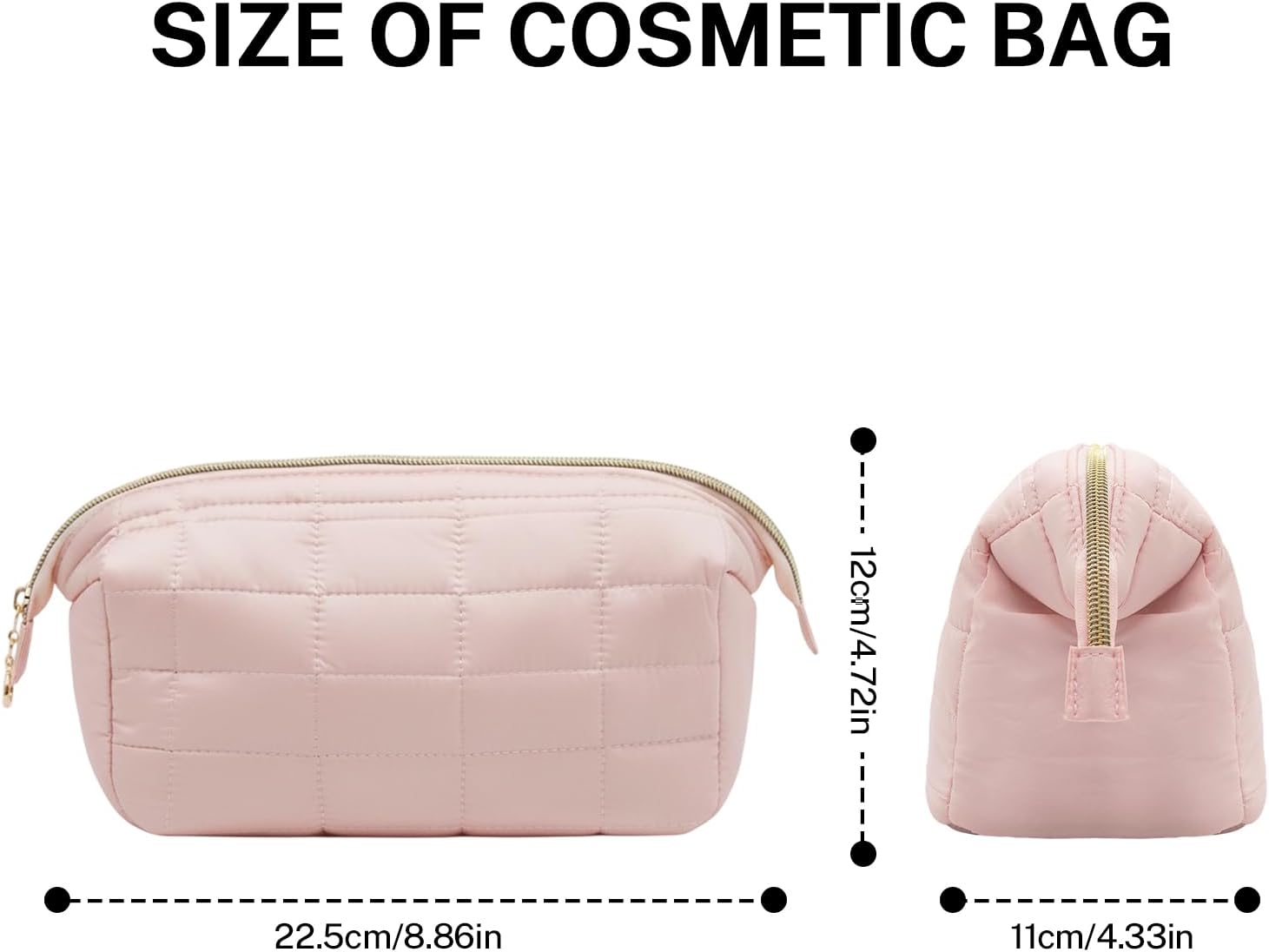 Thumbnail 1 de LJCZKA Large Portable Makeup Bag: Spacious, Wide-Open Design for Travel