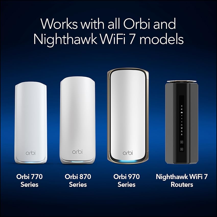 Thumbnail 3 de NETGEAR Orbi Serie 970 WiFi 7 27 Gbps, 440 m² 📶