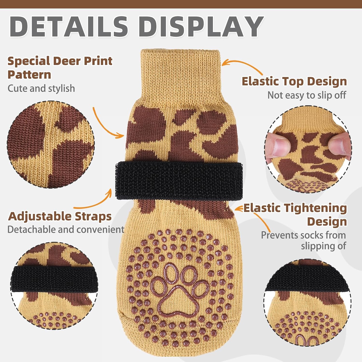 Detalle 2 de KOOLTAIL Dog Socks Small/Medium