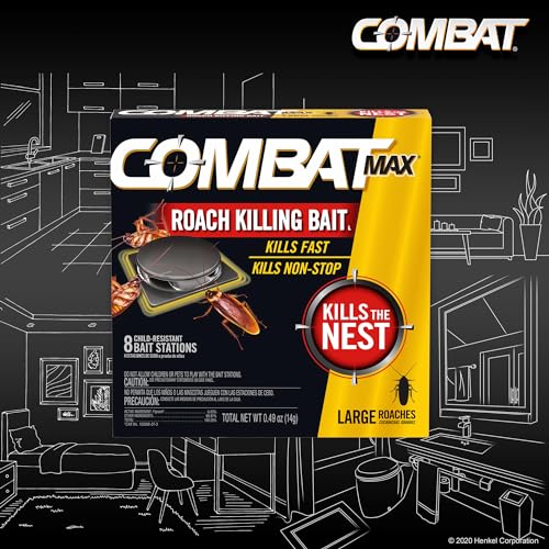 Thumbnail 3 de Combat Max Roach Killing Bait, Large Roaches, 8 Count