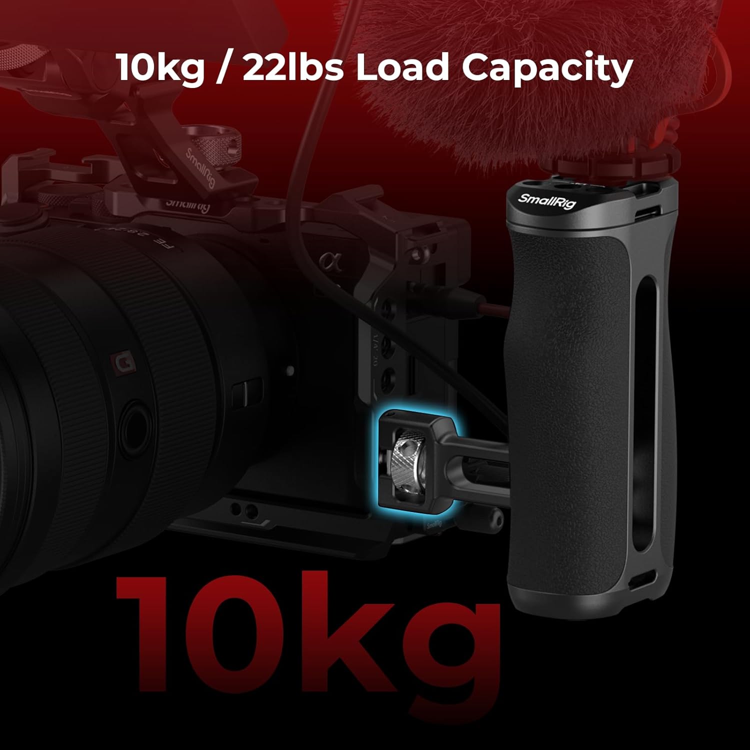 Detalle de SmallRig Maniglia laterale con vite di posizionamento 1/4''-20 5950