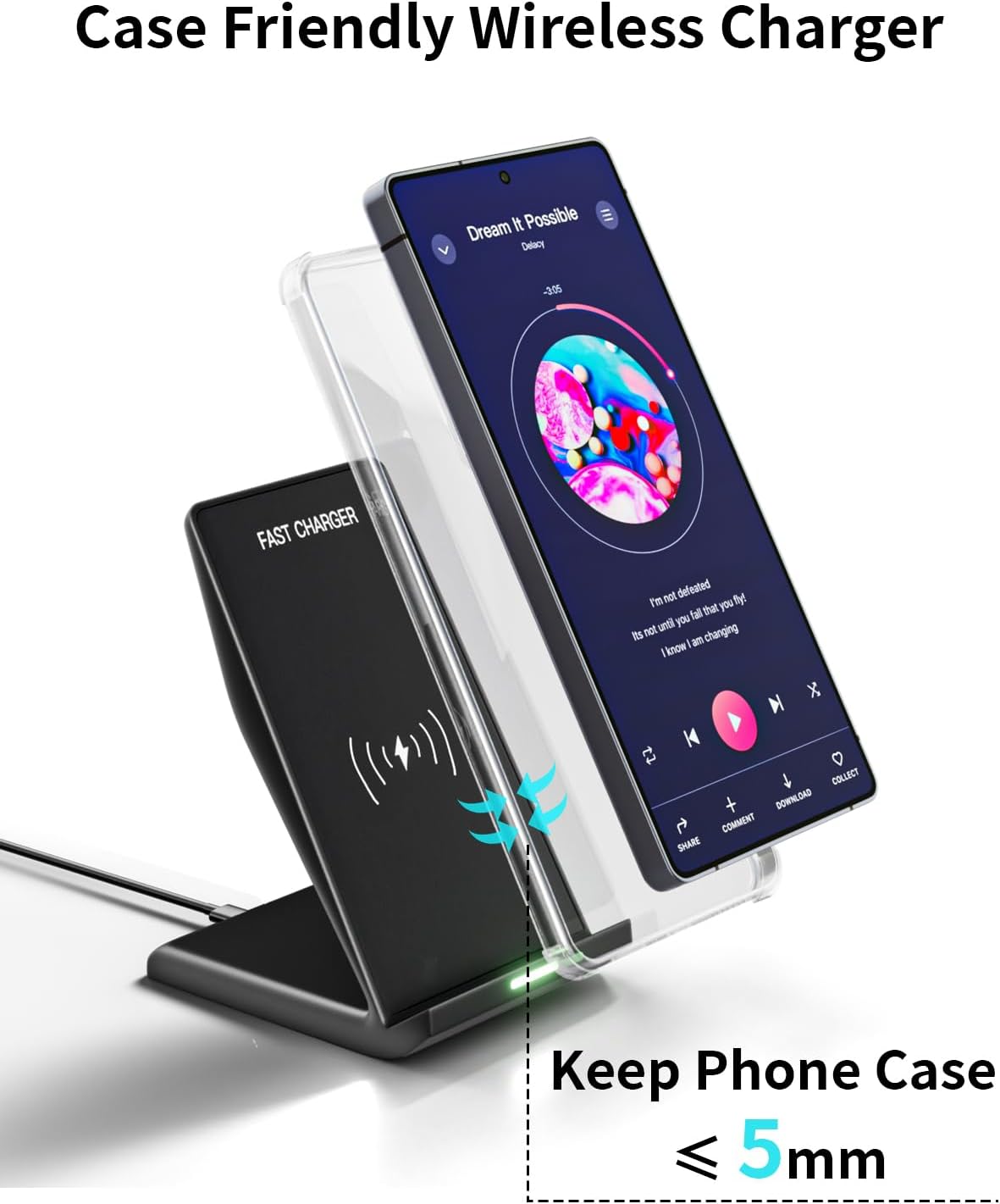 Thumbnail 4 de Wireless Charger Stand 15W Fast Charging