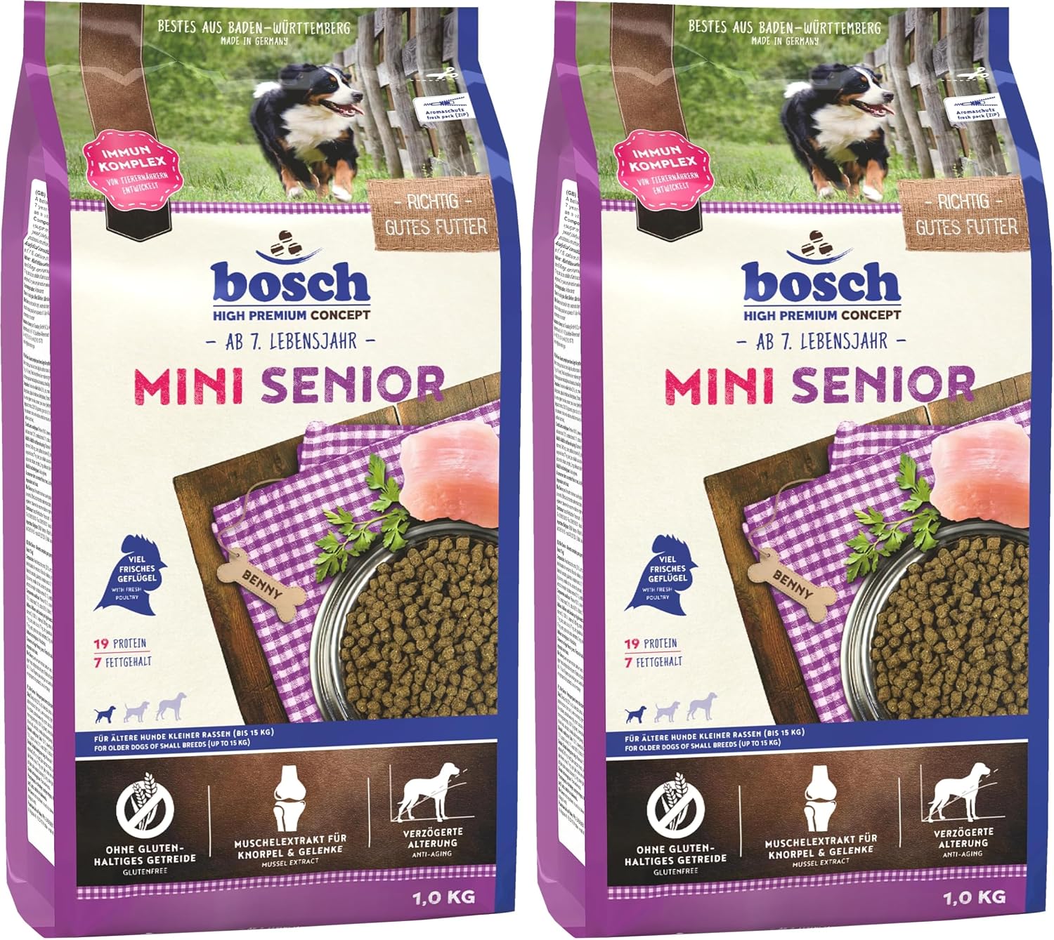 Thumbnail 2 de bosch HPC Mini Senior – Trockenfutter für ältere kleine Hunderassen (bis 15 kg), 2,5 kg