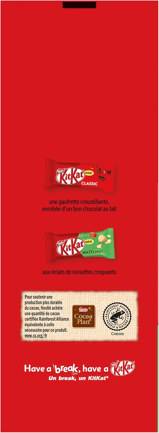Thumbnail 3 de KitKat Mini Mix Chocolat Lait, Blanc, Noisettes, Caramel – 240,9 g (Lot de 4)