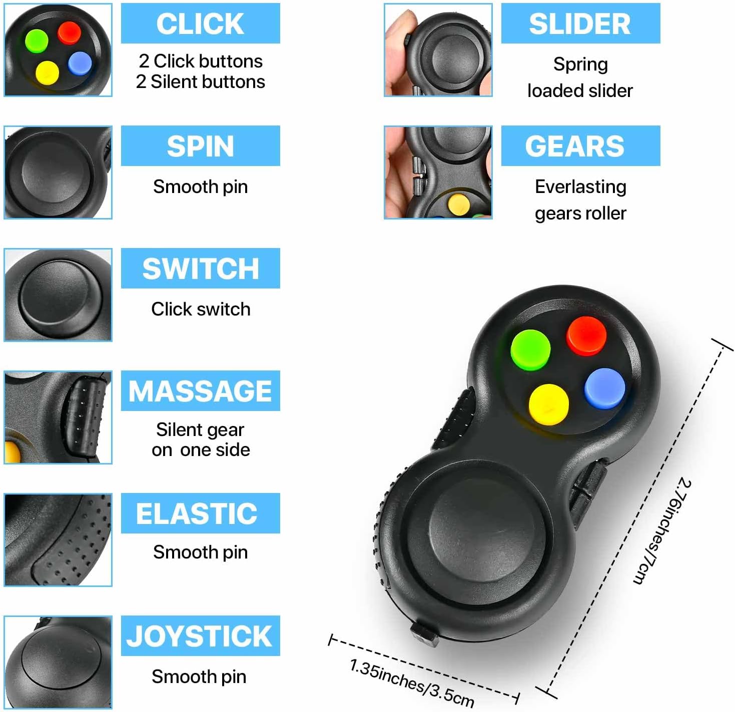 Detalle de 5PC Fidget Toys Set for Him