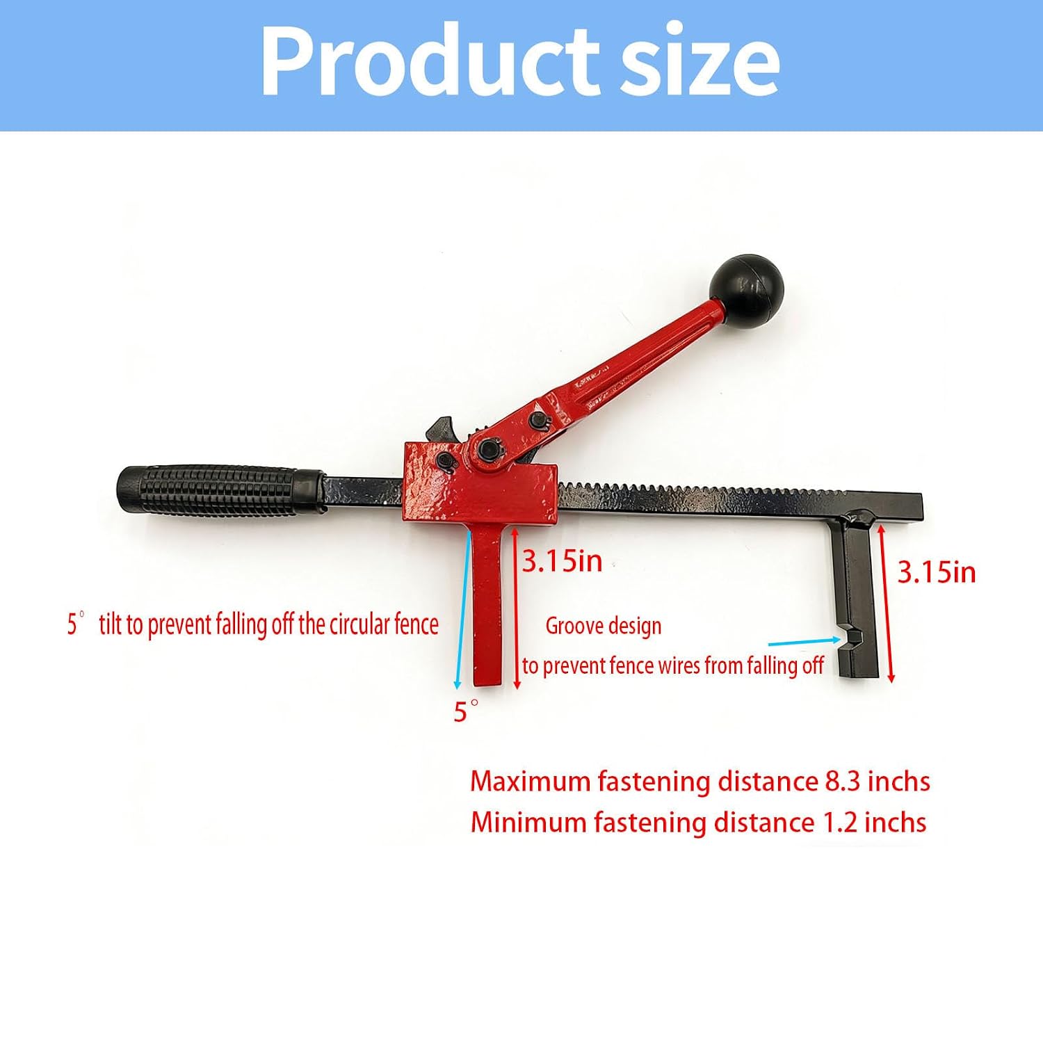 Detalle 2 de Manual Fence Stretcher, Carbon Steel