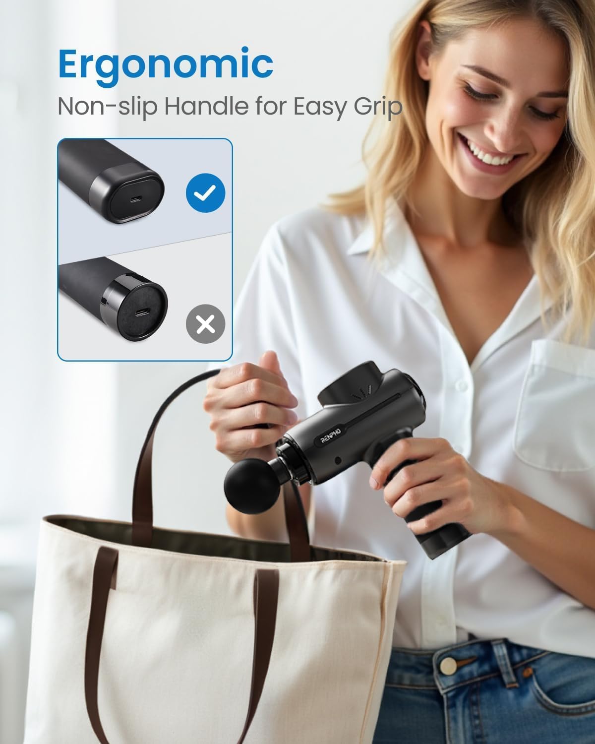 Detalle de RENPHO Massage Gun