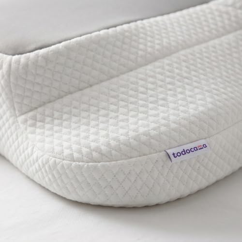 Thumbnail 4 de Todocama Almohada Cervical Viscoelástica 60x40 cm: ergonómica con dos alturas y funda antiácaros