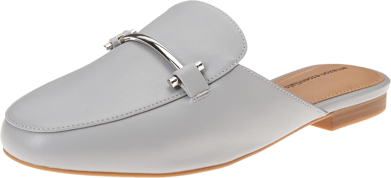 Detalle de Amazon Essentials Women's Slip On Buckle Mule, Backless