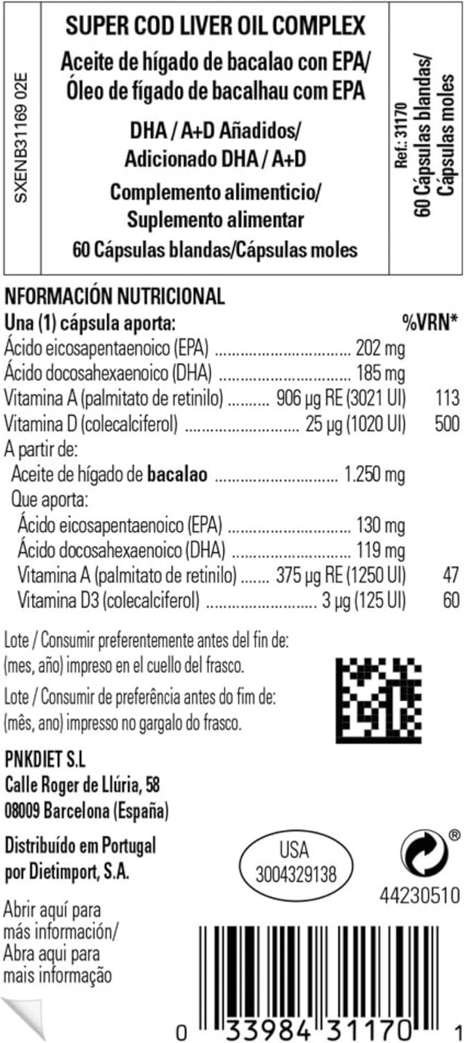 Thumbnail 3 de Solgar Super Cod Liver Oil Complex 30 Cápsulas 🐟