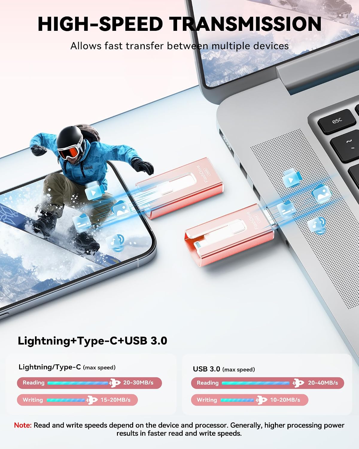 Detalle de 256GB Flash Drive