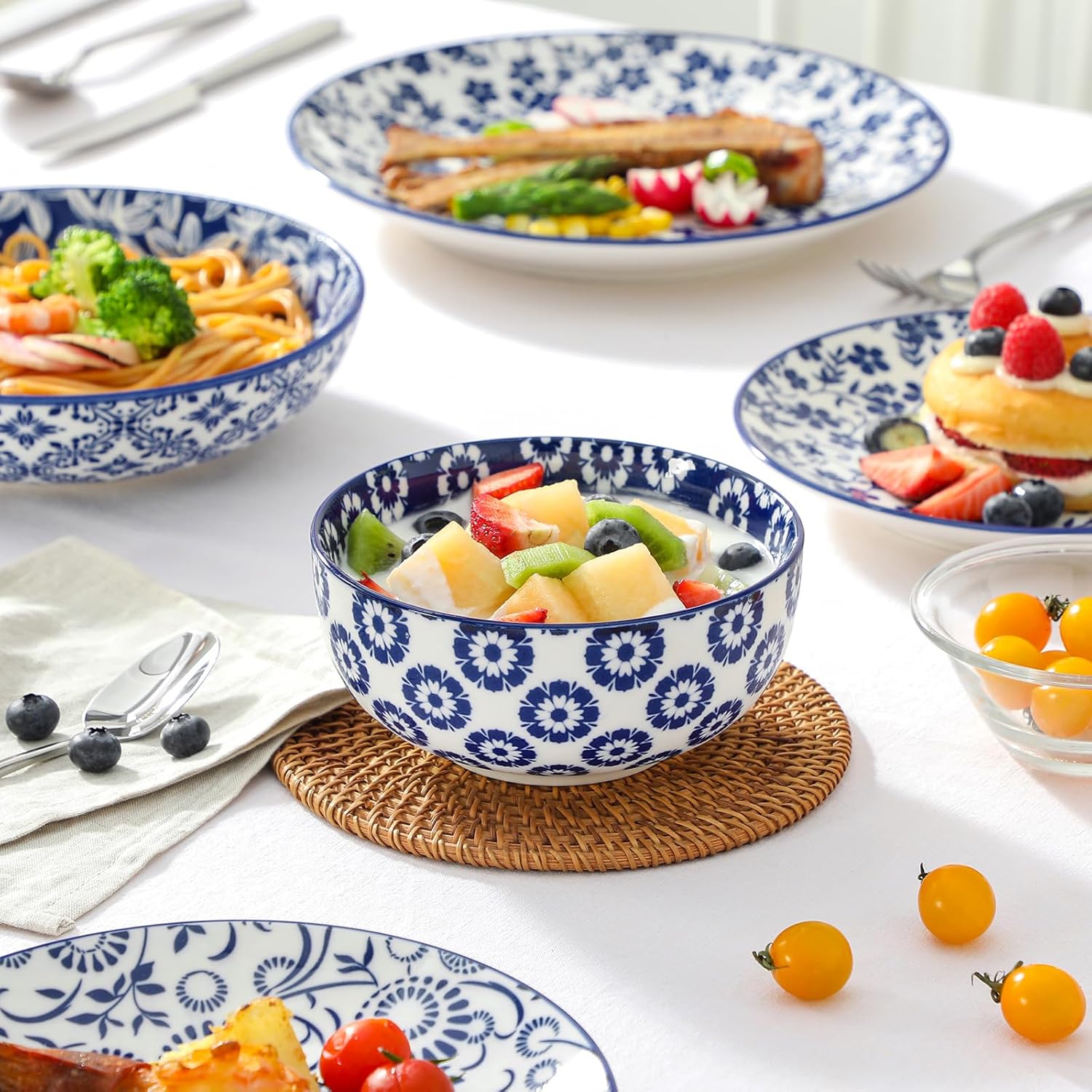 Thumbnail 5 de vancasso SELENE 24-Piece Porcelain Dinnerware Set