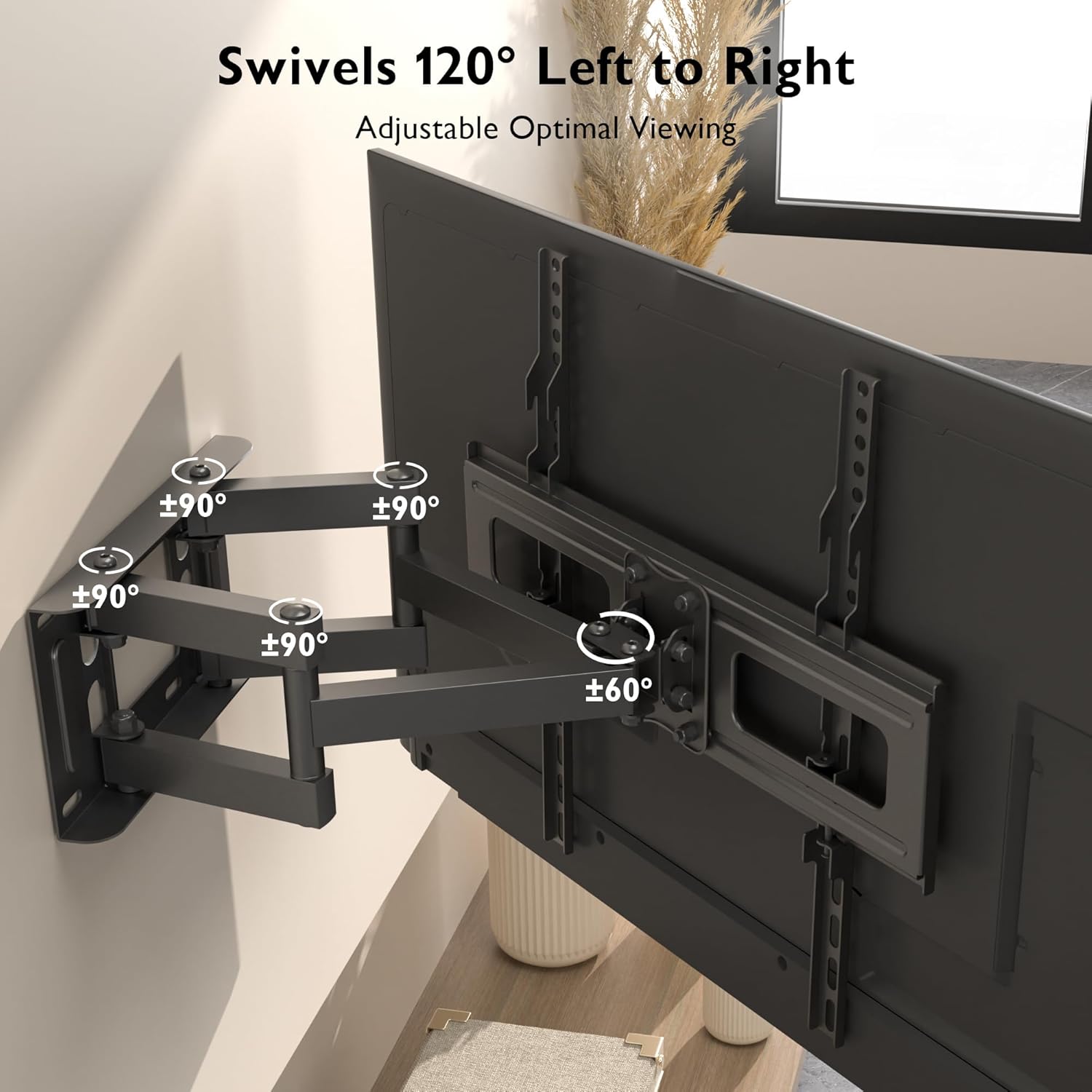 Thumbnail 2 de BONTEC Supporto TV da 23–70" inclinabile fino a 45 kg