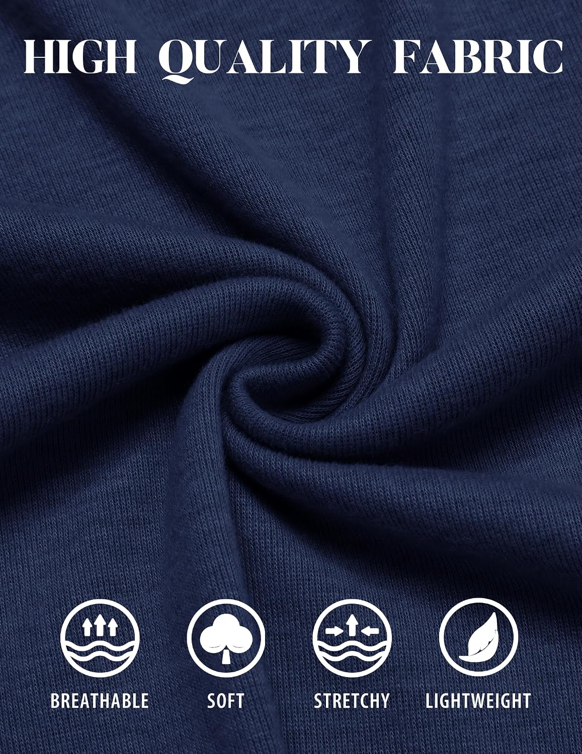 Thumbnail 4 de COOFANDY Men’s Long-Sleeve Polo Shirt with Button Collar