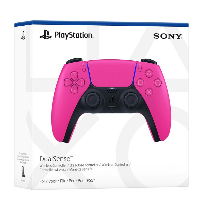 Detalle de Sony DualSense Nova Pink: mando inalámbrico para PS5