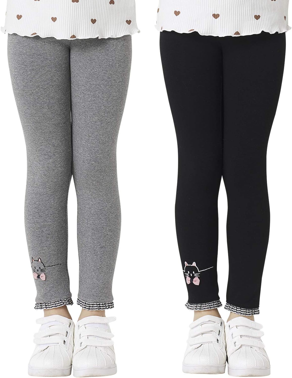 Thumbnail 6 de Adorel Mädchen Leggings Baumwolle 2er-Pack