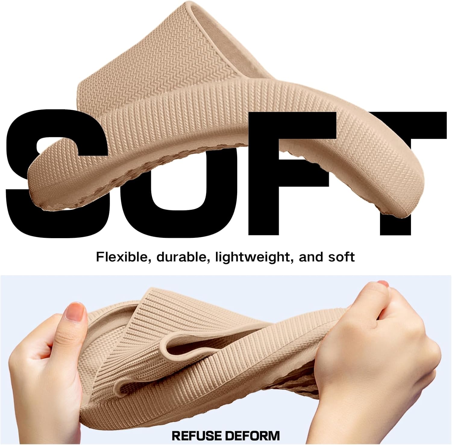 Thumbnail 2 de BAGHUY Cloud Sliders for Men and Women: Lightweight, Non-Slip Bathroom & Beach Slippers