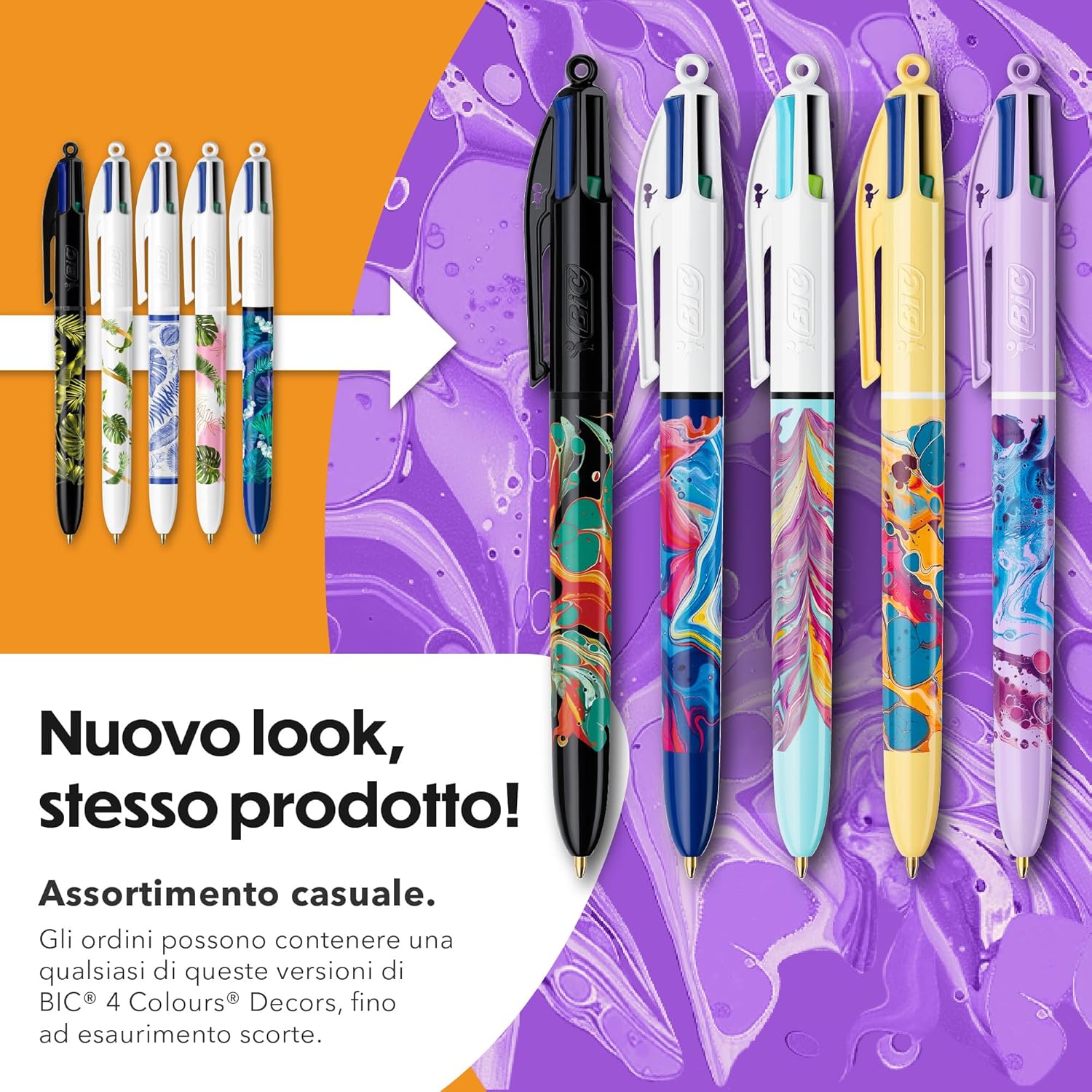 Thumbnail 1 de BIC 4 Colori Hydro Dipping Penne Multicolore